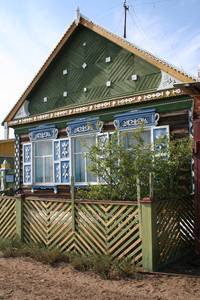 Wooden siberian house