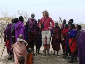 High jumps with Masai