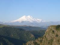 View over Mt. Elbrus