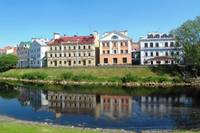 Pskov, view of the Pskova river