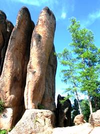 Nature reserve Stolby in Krasnoyarsk