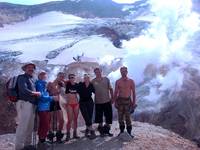 Kamchatka, in Mutnovsky volcano crater