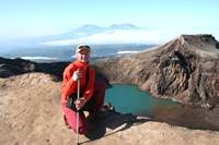 Kamchatka, in Mutnovsky volcano crater